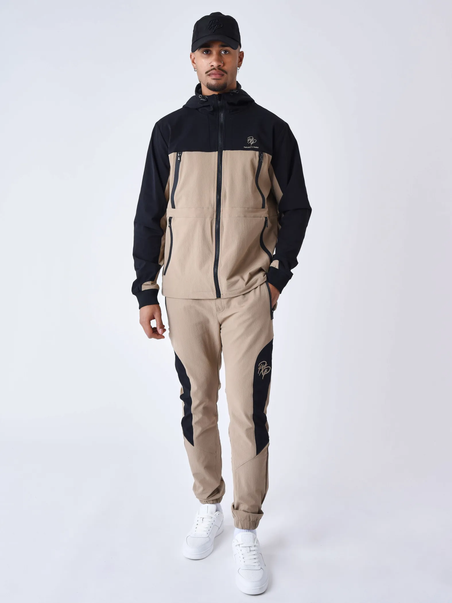 Techwear bicolor Pantalones de chándal