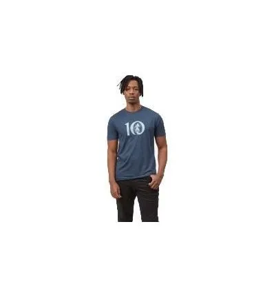 Tentree Woodgrain Ten para hombre (Moonlit Ocean)