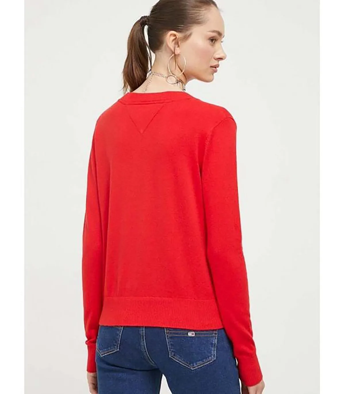 Tommy Jeans Essential Crew VNeck Jerséi