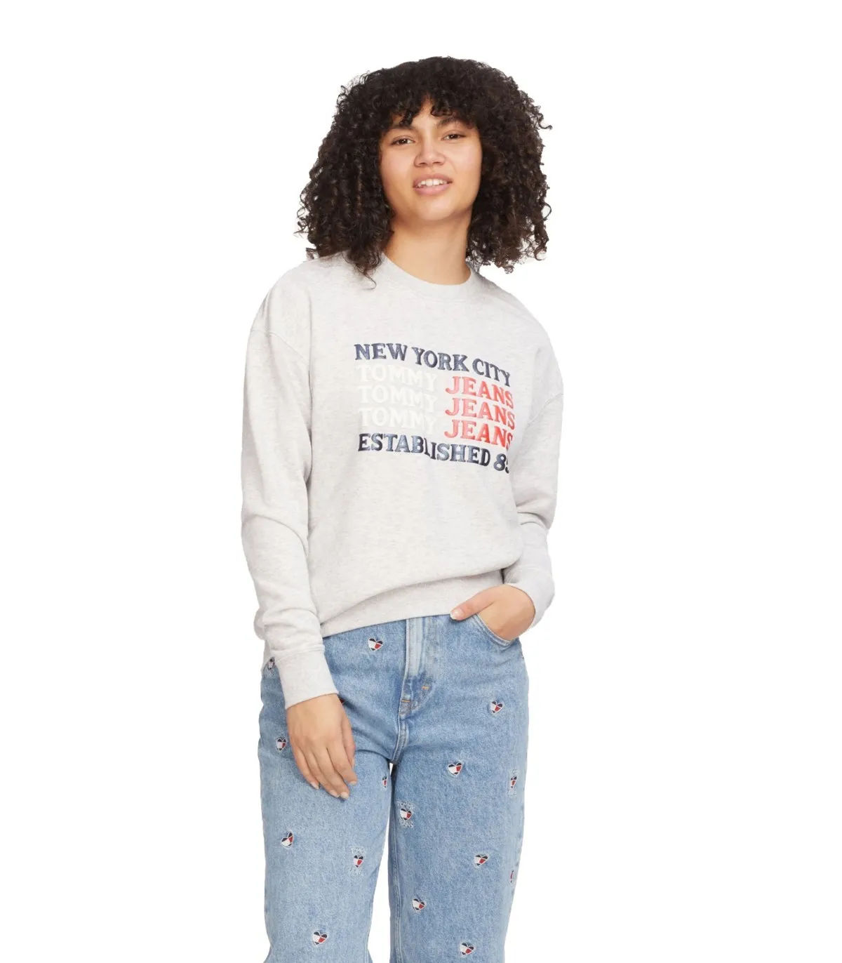 Tommy Jeans Oversized Flag Sudadera Mujer