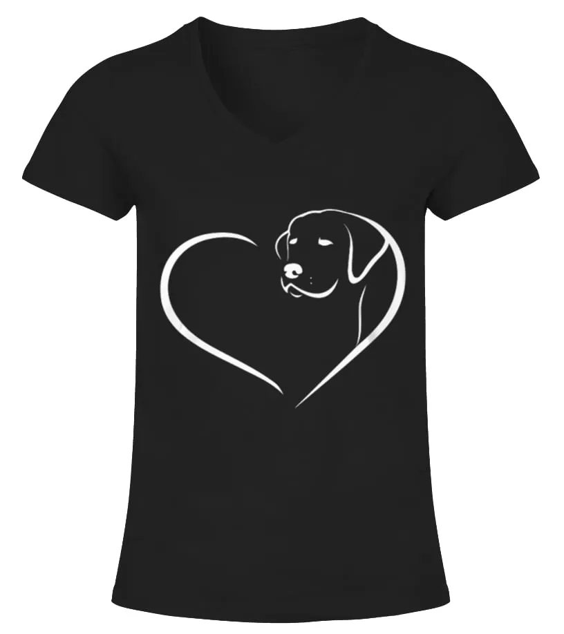 Top Shirt Limited Edition   MY LABRADOR RETRIEVER front Camiseta cuello pico Mujer