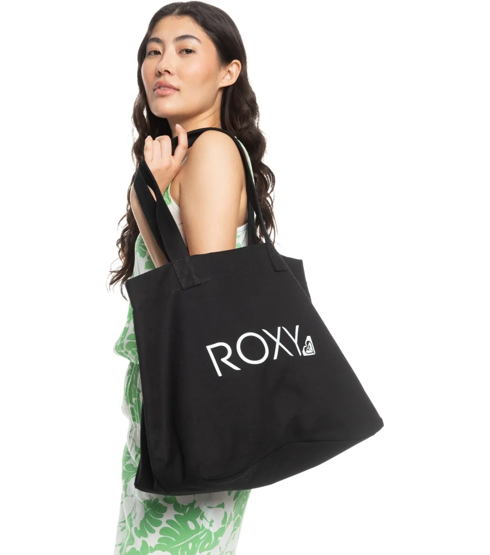 TOTE BAG ROXY GO FOR IT  TOTE KVJ0  ANTHRACITE  SOLID