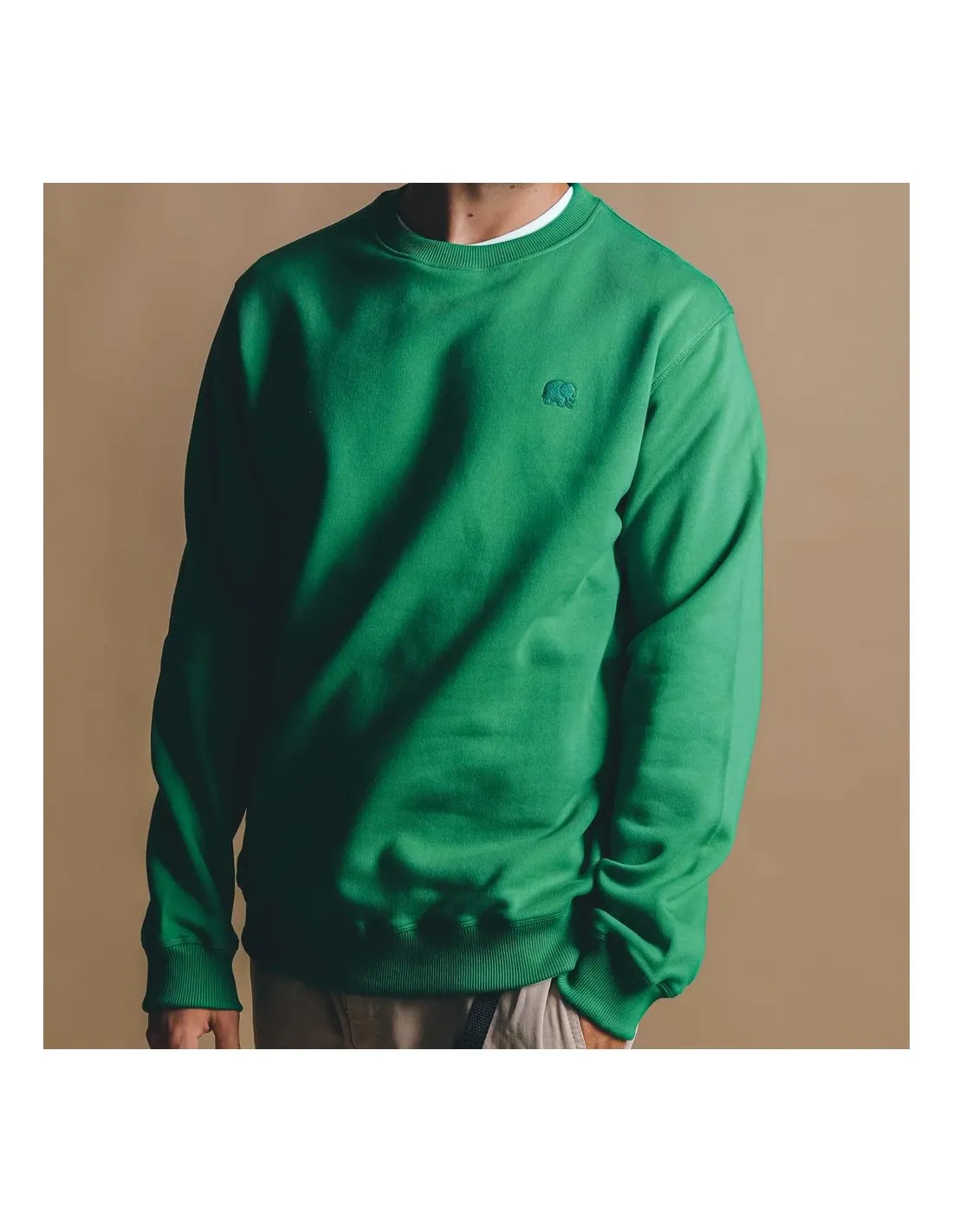 TRENDSPLANT ESSENTIAL SWEATER BOSHORUS GREEN