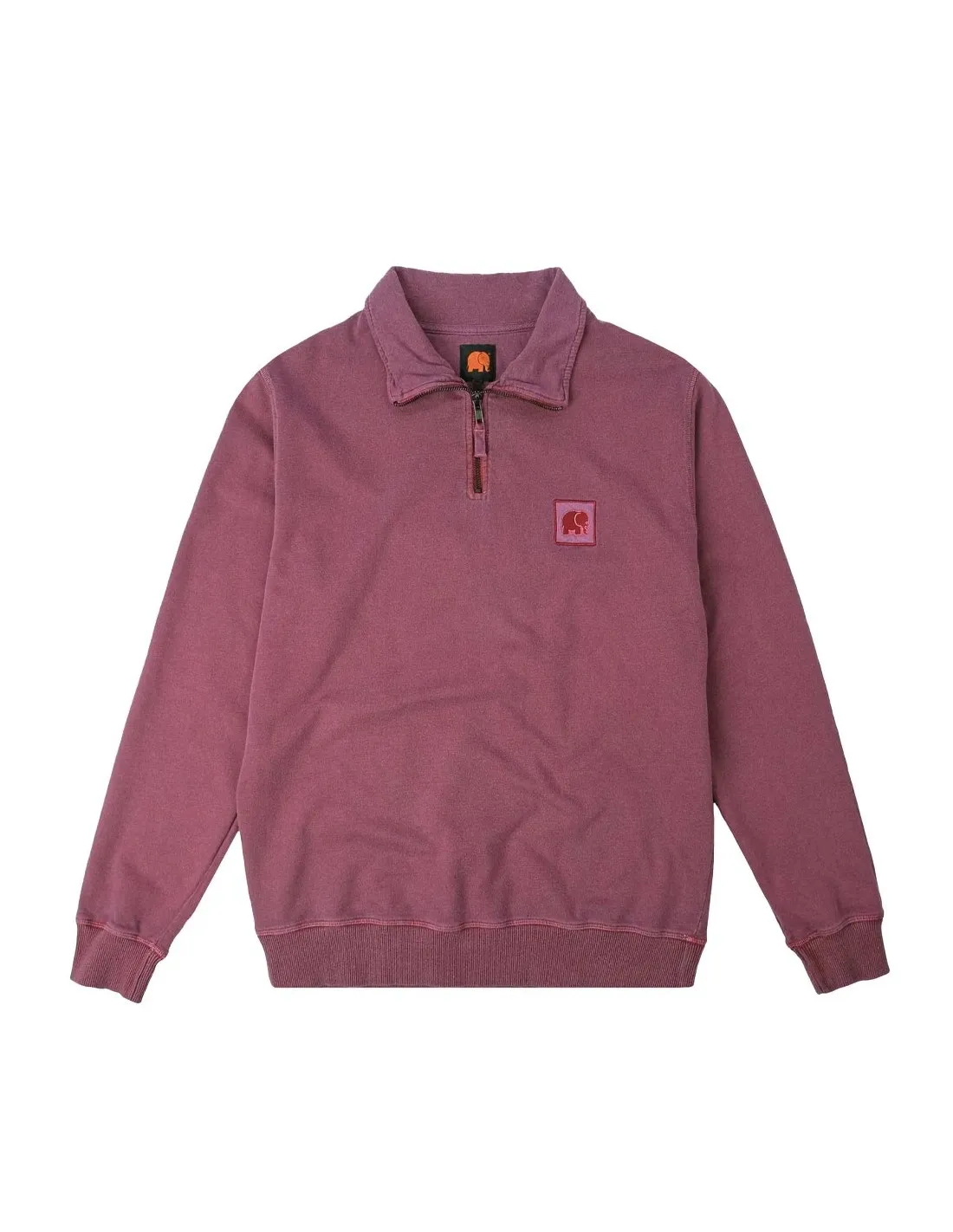 TRENDSPLANT SAUCE LOOPBACK SWEATER GARNACHA RED