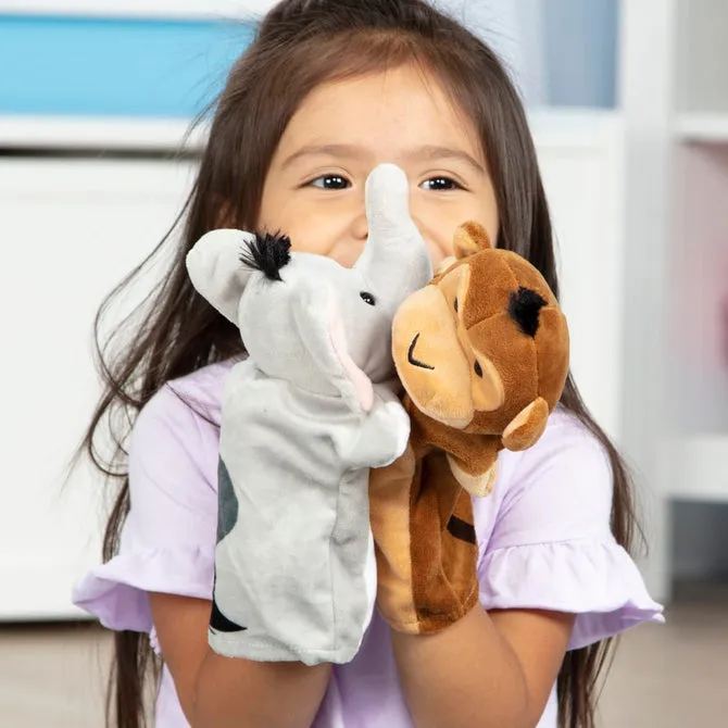Títeres amigos del safari · Melissa & Doug