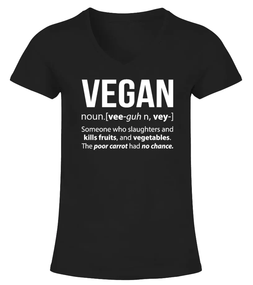 VEGAN  LIMITED EDITION CAMISETA CUELLO PICO MUJER