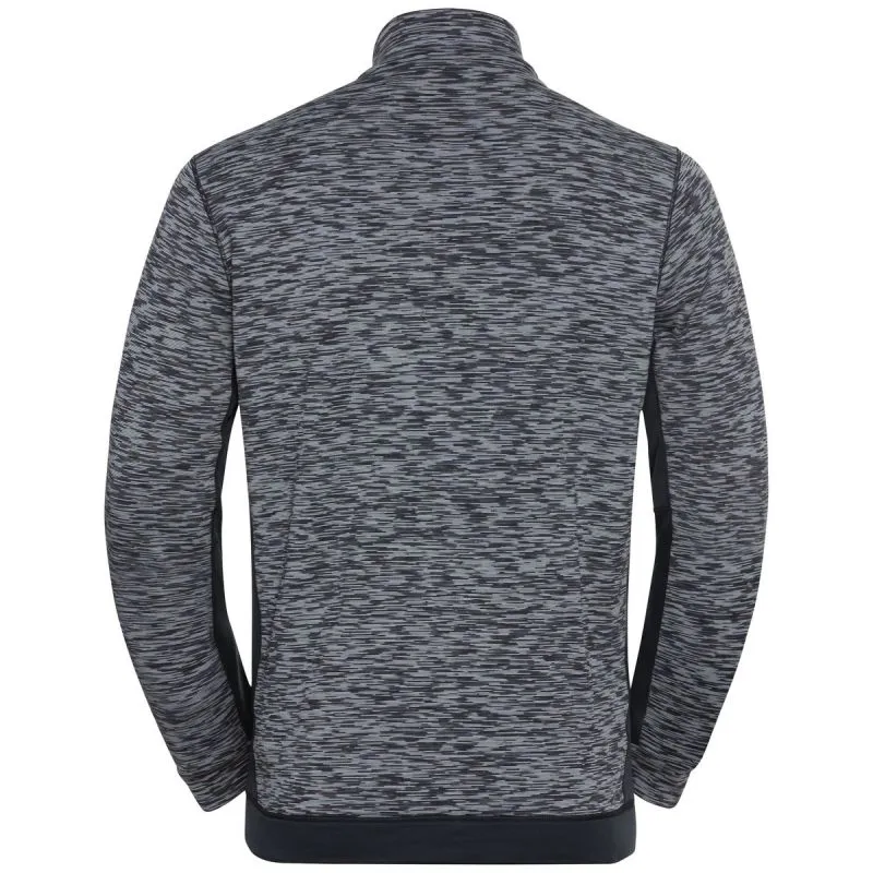 VELLóN DE HOMBRE CON CREMALLERA ODLO BERRA SL (GRIS MELANGE  SPACE DYE)