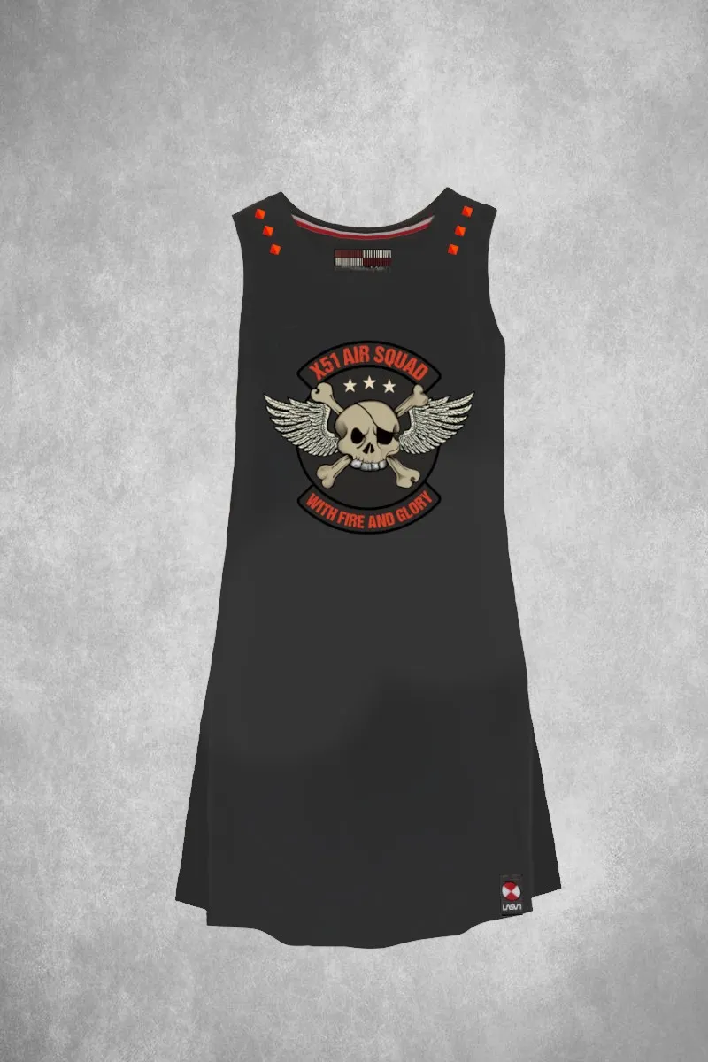 Vestido de mujer GLORY midi negro