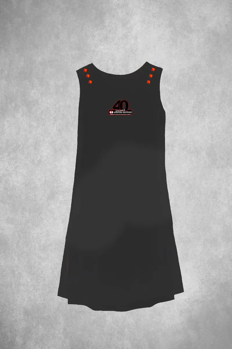 Vestido de mujer GLORY midi negro