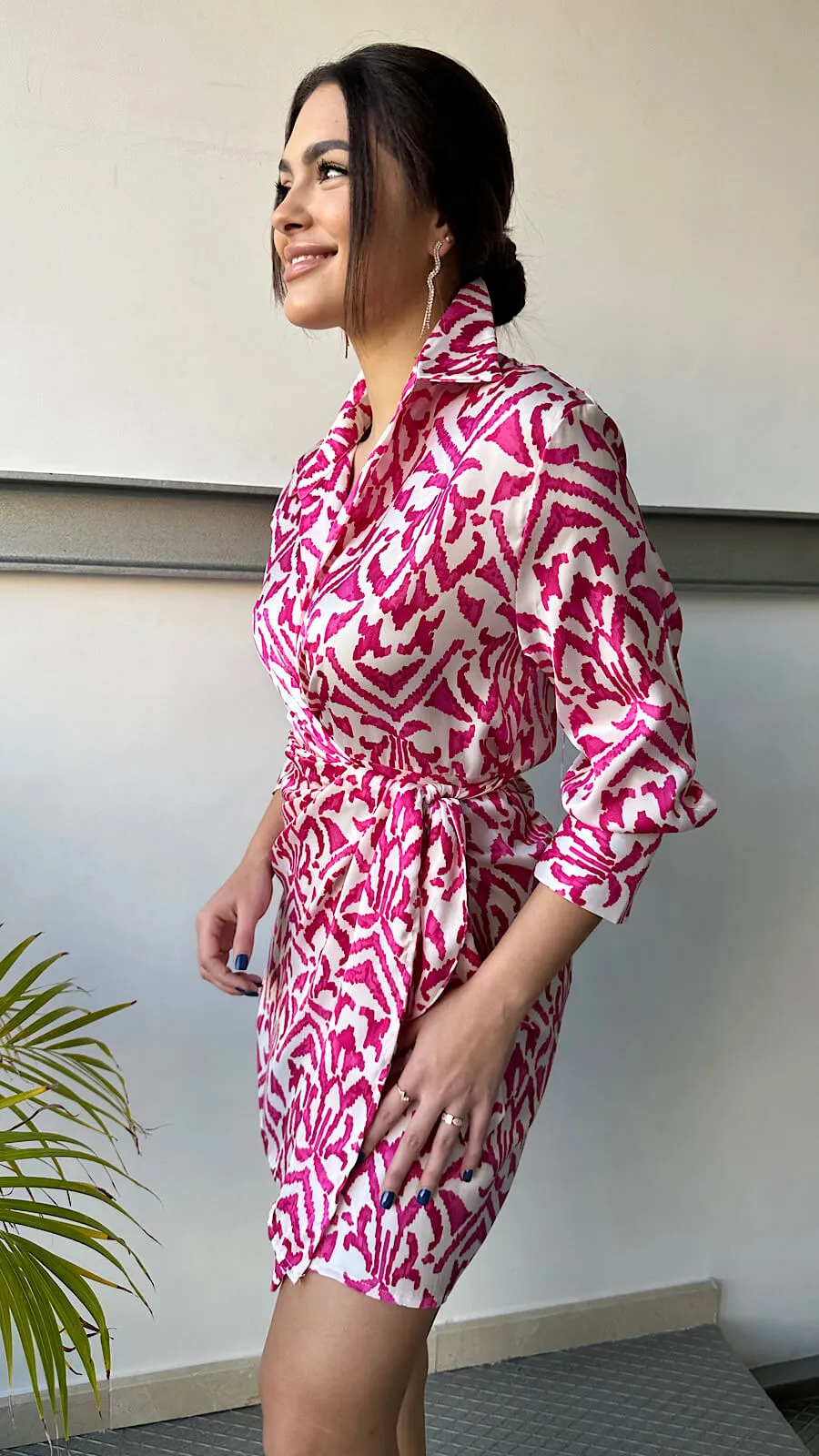 Vestido Pink&White Pareo