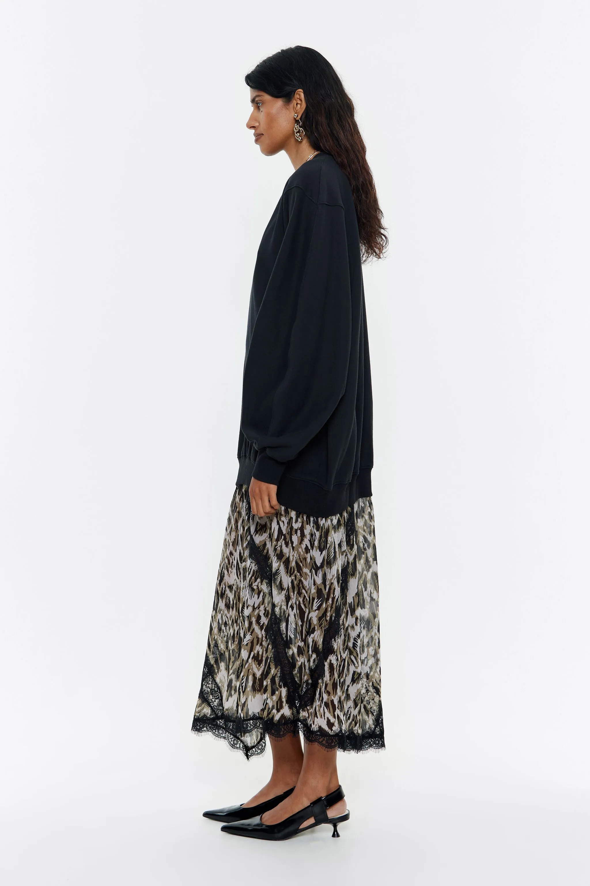 Vestido sudadera Plumancha caqui