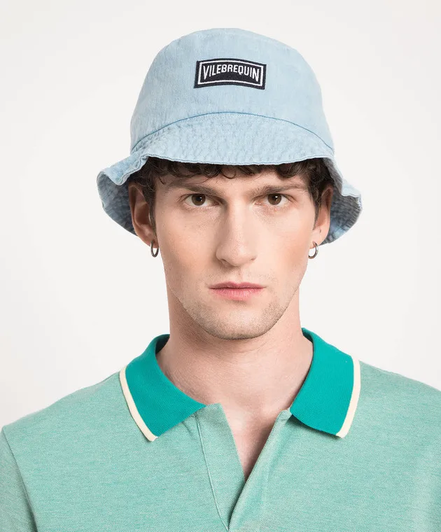 Vilebrequin Boheme linen blue panama