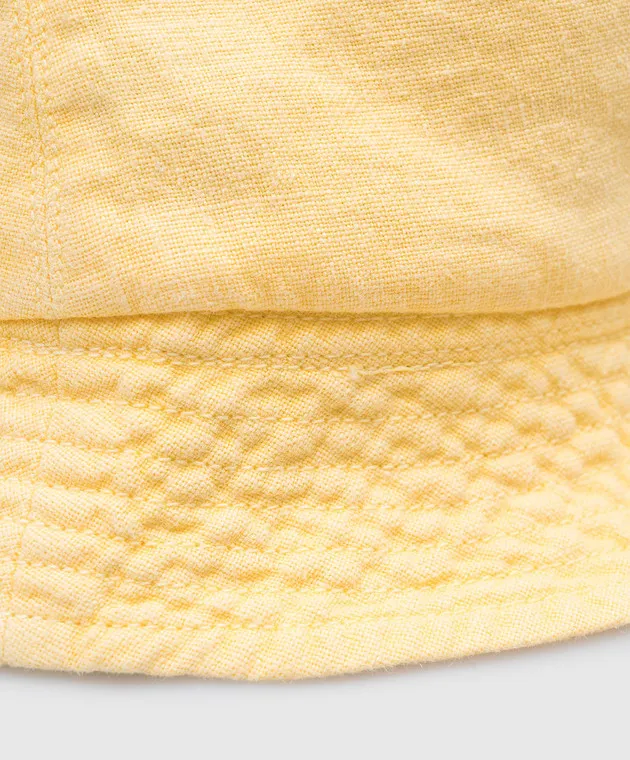 Vilebrequin Yellow panama from Boheme linen