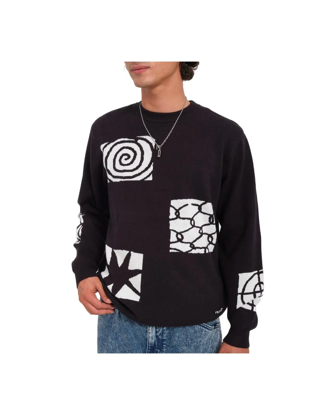 VOLCOM FA KEUTCHI SWEATER BLACK