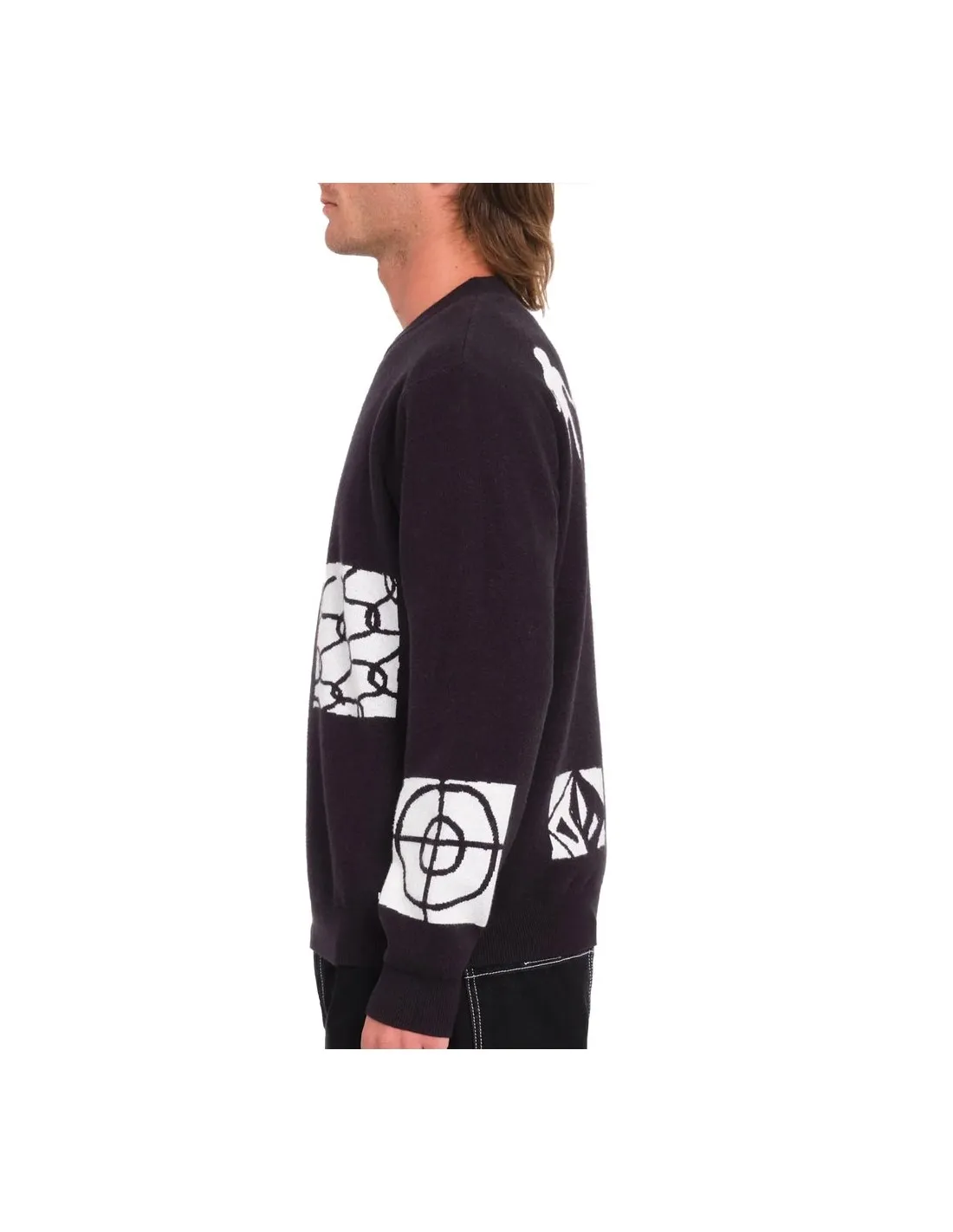 VOLCOM FA KEUTCHI SWEATER BLACK
