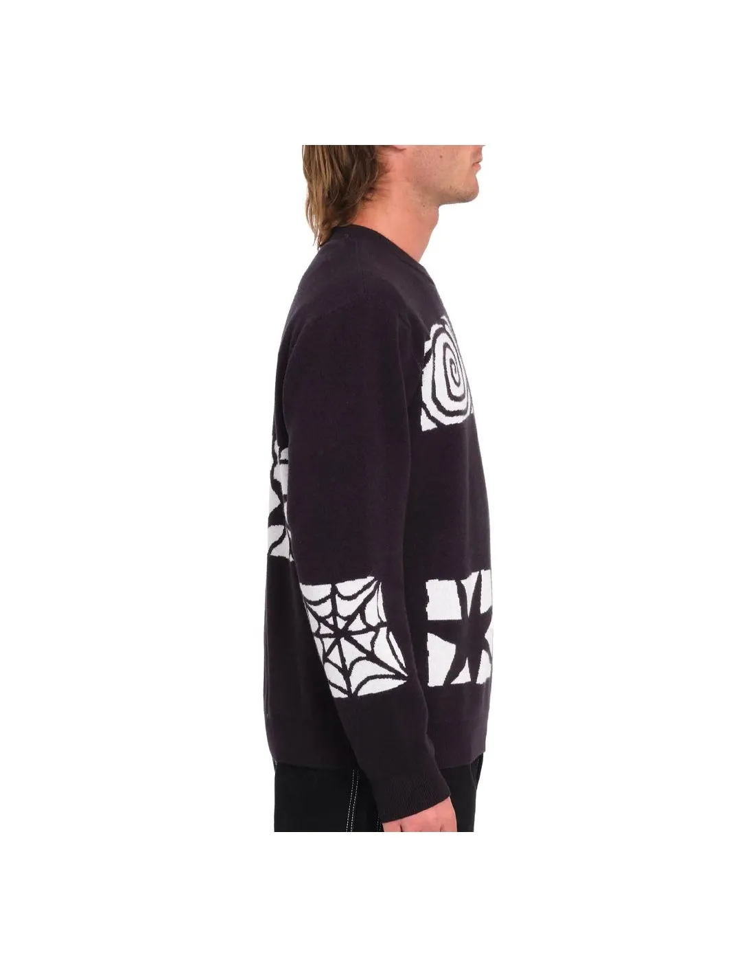 VOLCOM FA KEUTCHI SWEATER BLACK