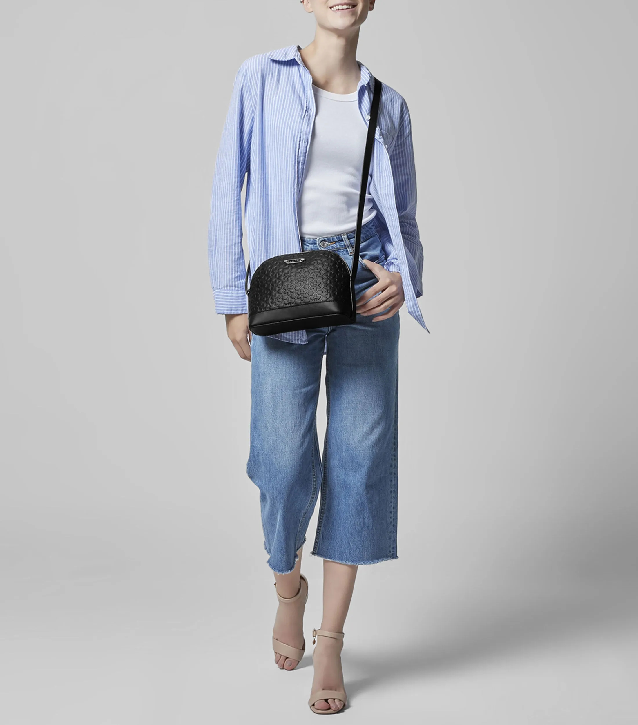 Westies Bolso Crossbody Texturizado Mujer