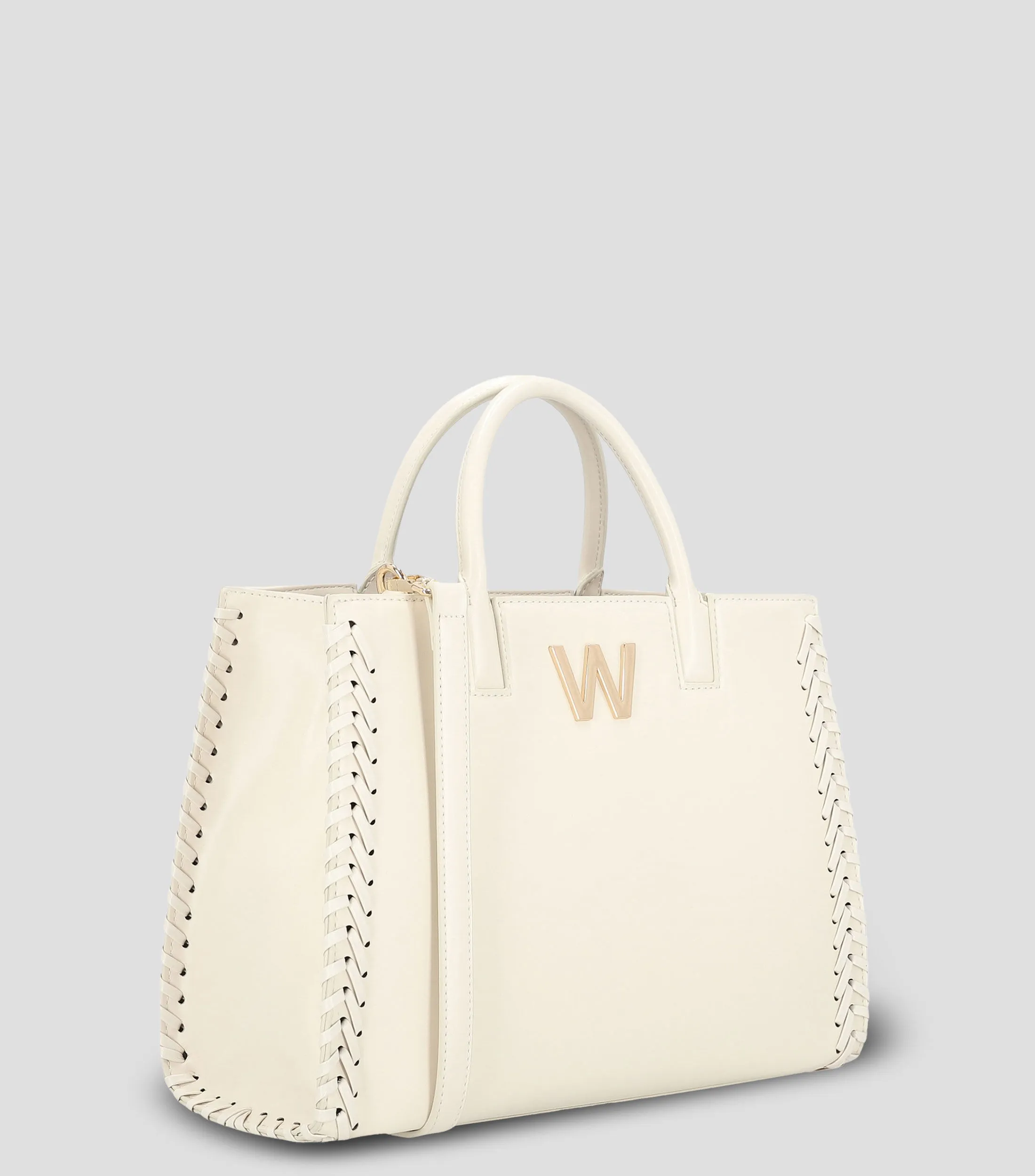 Westies Bolso Satchel con trenzados Mujer