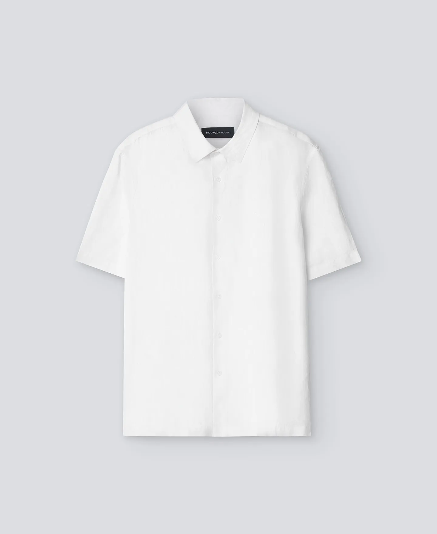 White linen shirt man