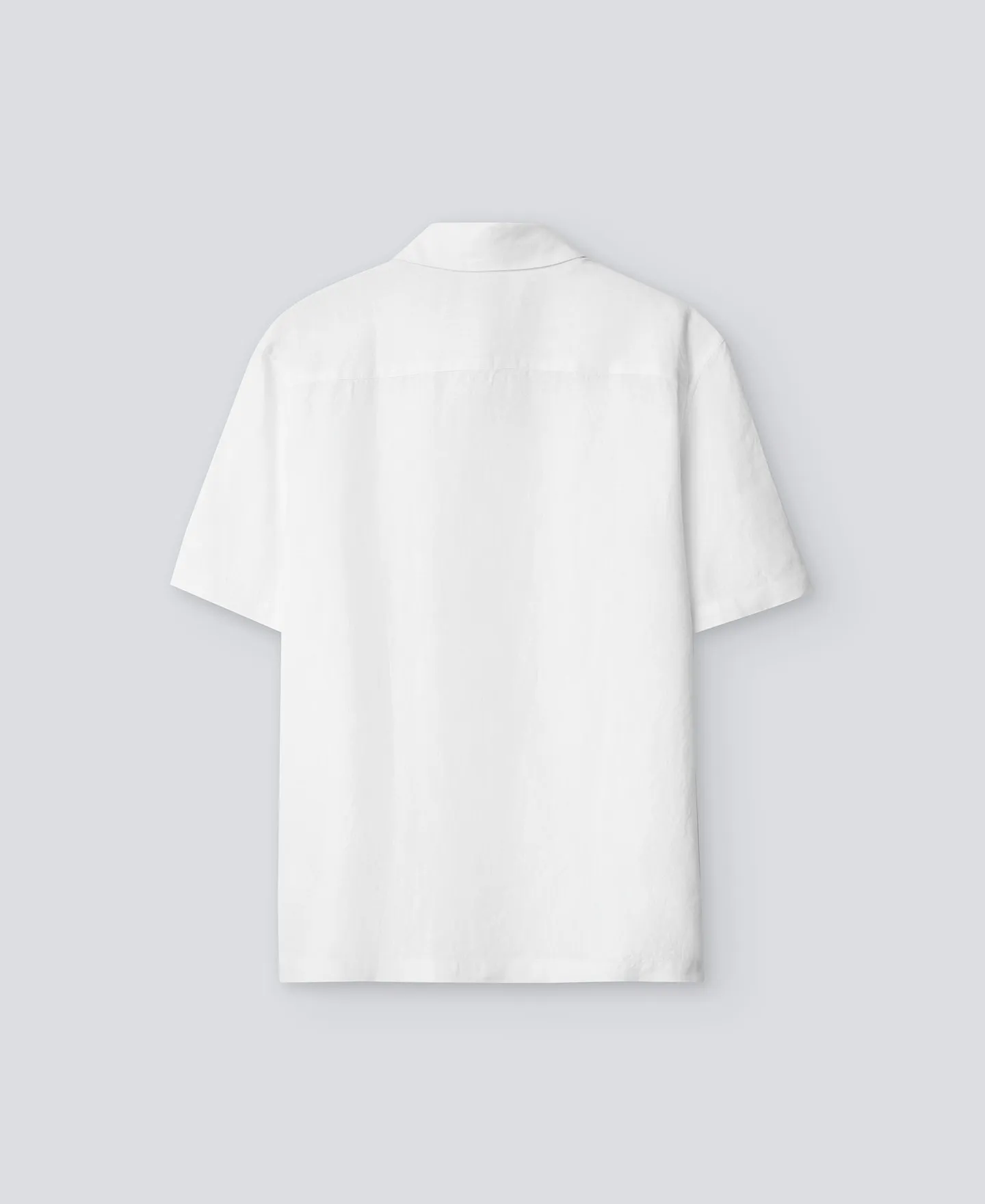 White linen shirt man