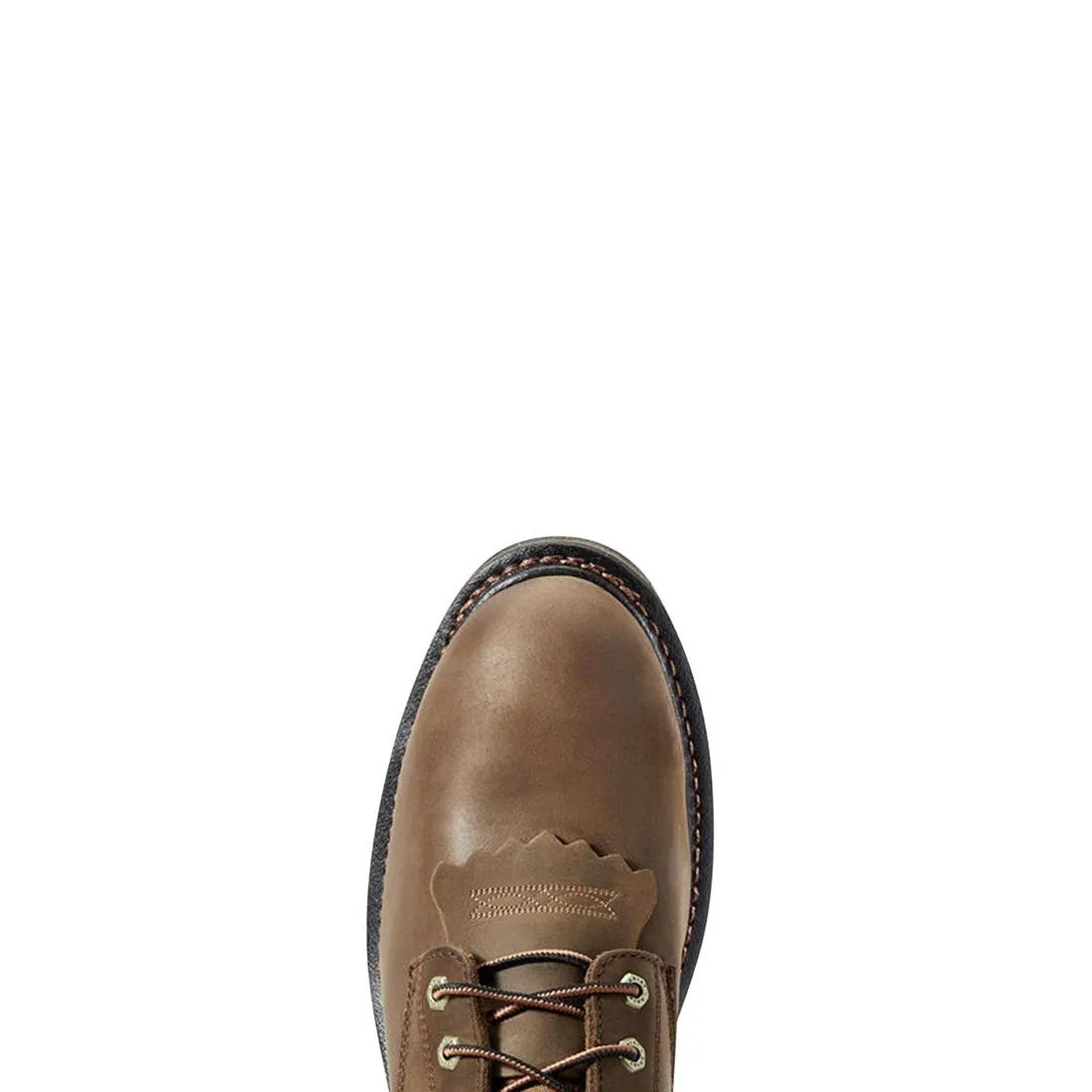 WORKHOG 8 INCH COMPOSITETOE WATERPROOF WORK BOOT OILY DISTRESSED BROWN