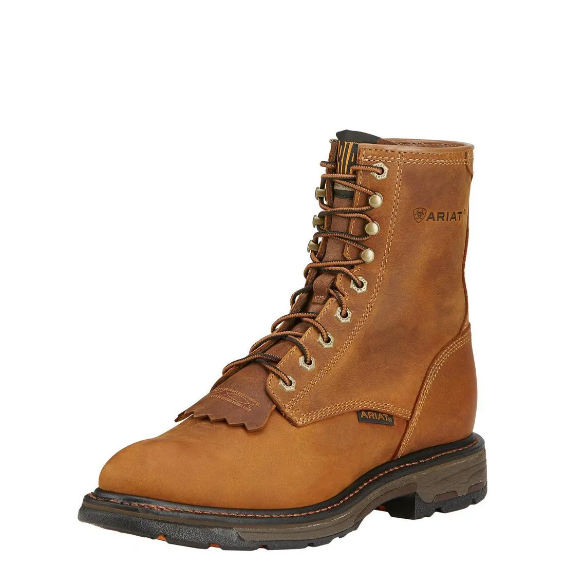 WORKHOG 8 INCH SOFTTOE BOOT AGED BARK