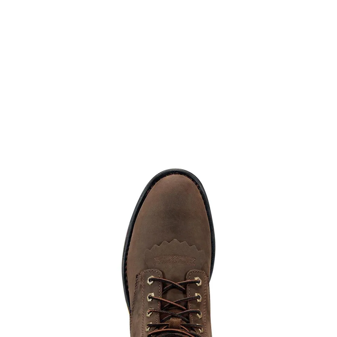 WORKHOG 8 INCH SOFTTOE WATERPROOF BOOT OILY DISTRESSED BROWN