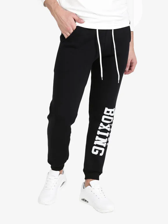 Xtreme Boxing Pantalón de chándal de hombre con interior polar