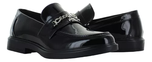 Yuyin Zapato Mocasin Vestir Moda Formal Charol Mujer 89534