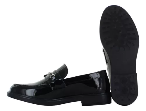 Yuyin Zapato Mocasin Vestir Moda Formal Charol Mujer 89534
