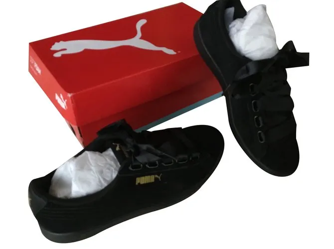 Zapatillas bajas Puma negro talla 38 nuevas 