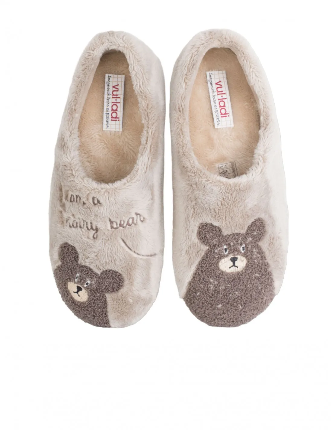 Zapatillas Casa Cerradas Oso VULLADI