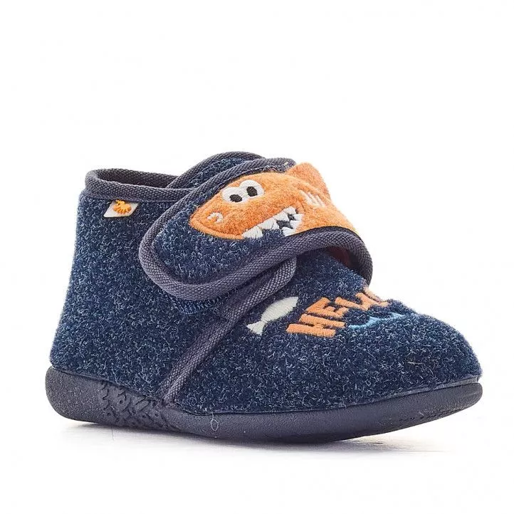 Zapatillas casa Vulladi con dibujo de tiburón