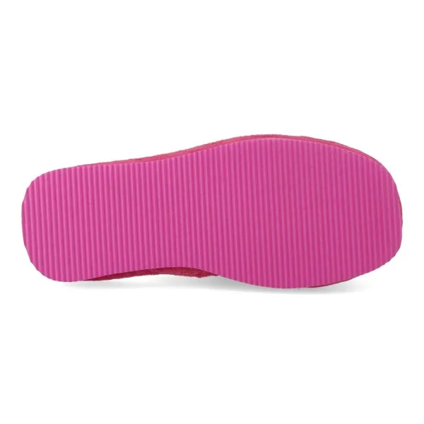 ZAPATILLAS DE CASA ABIERTA MUJER MOD. CORAZON ROSA
