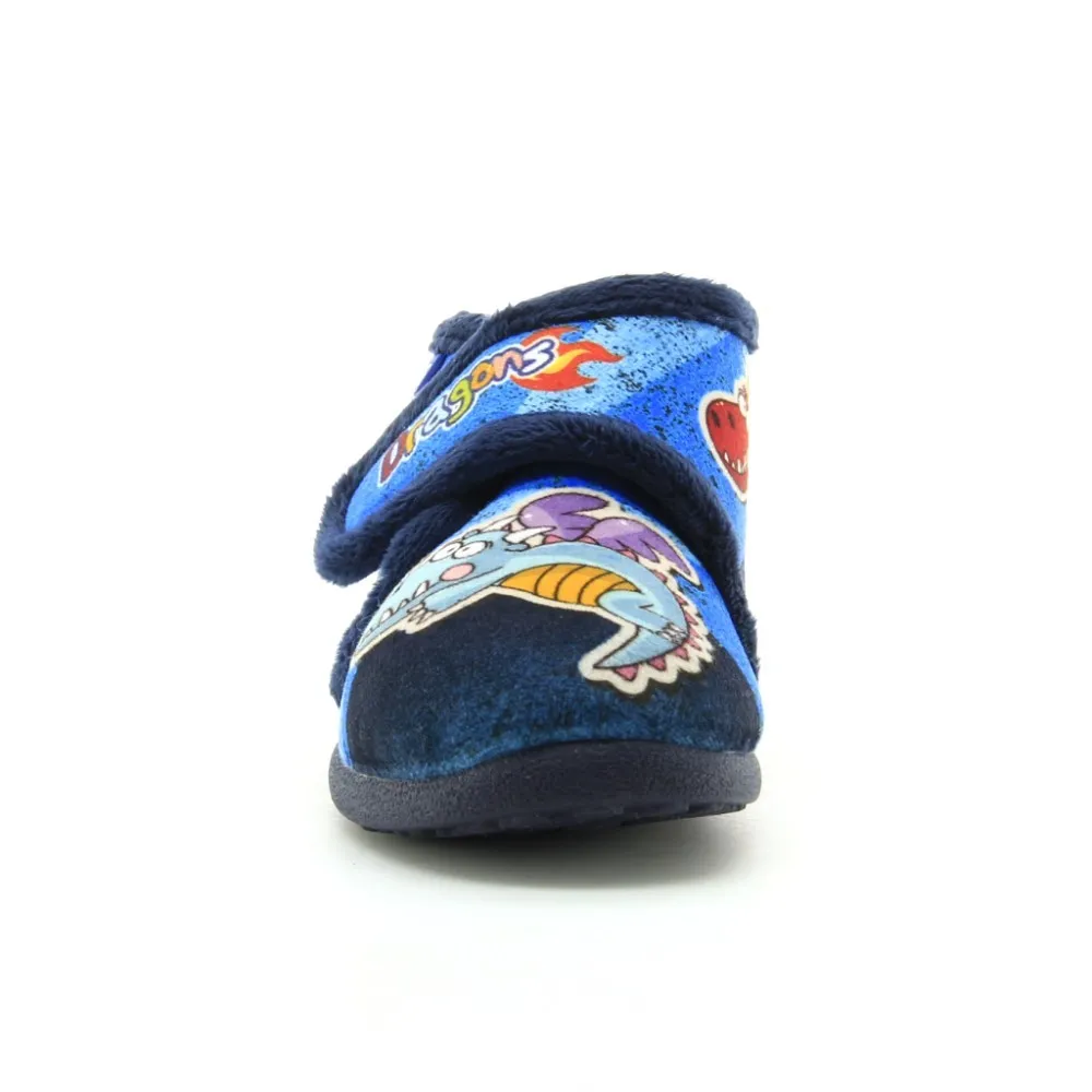 Zapatillas de casa Garzon Dragon Azul