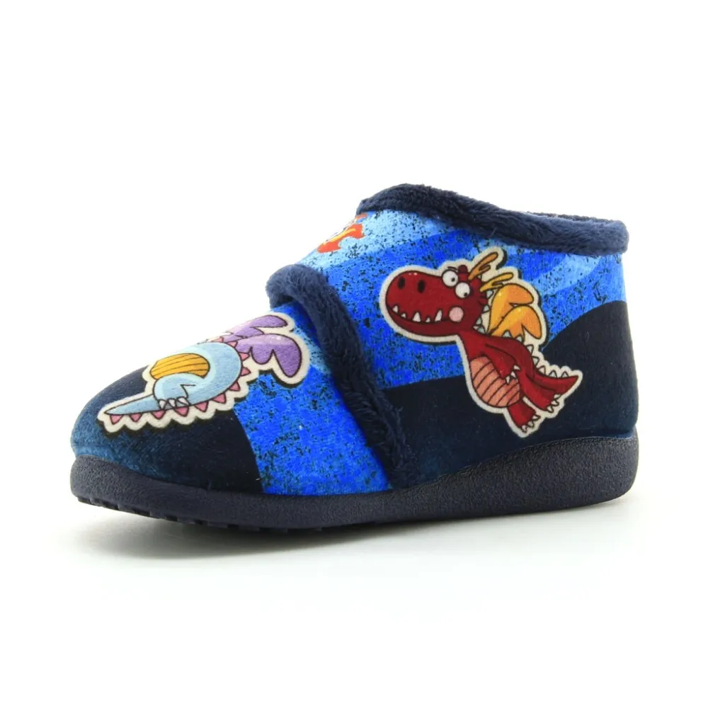 Zapatillas de casa Garzon Dragon Azul
