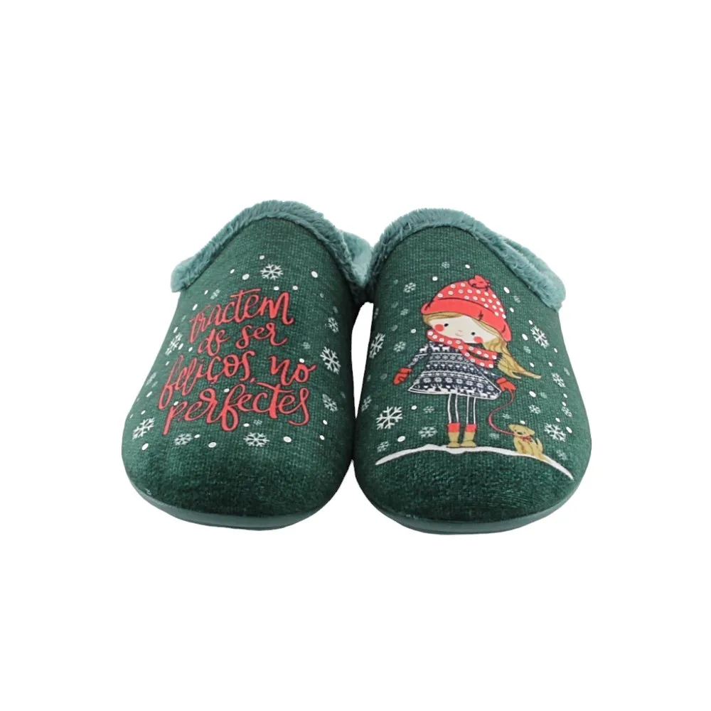 Zapatillas de casa Garzón Suaprint Verde