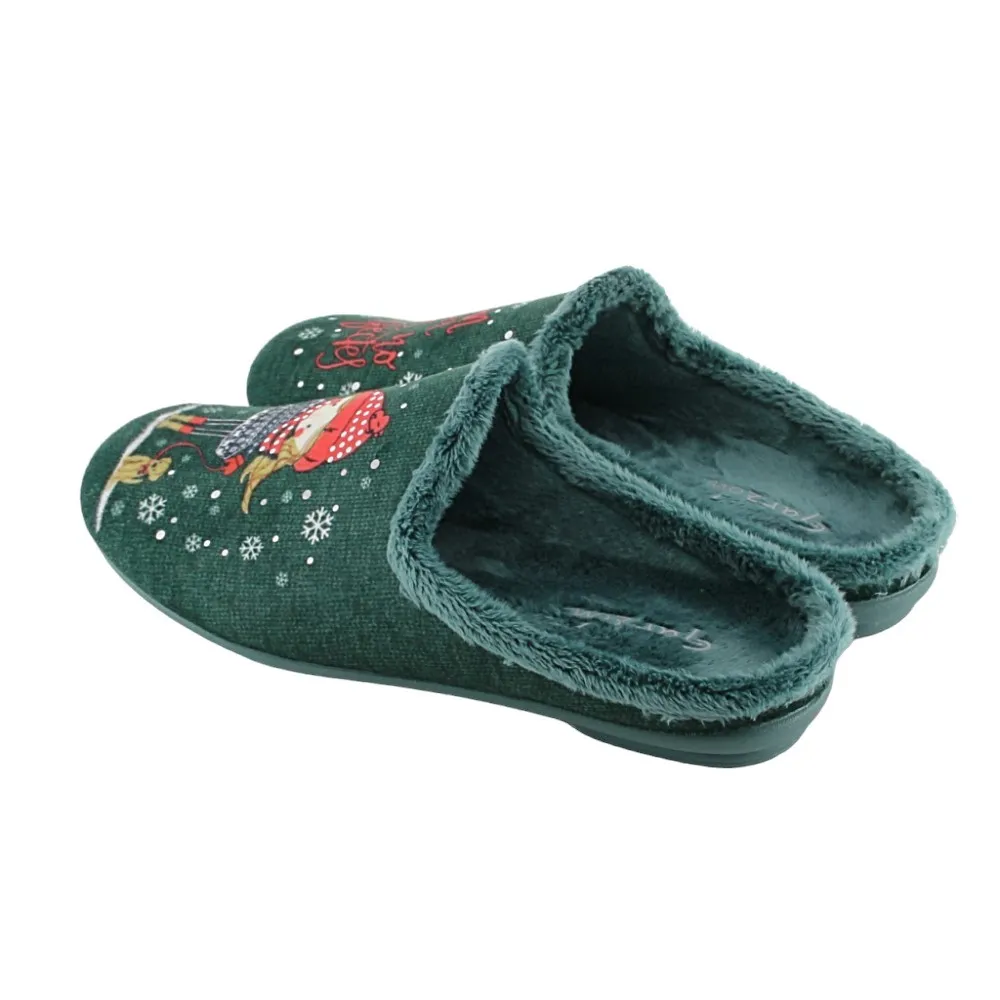 Zapatillas de casa Garzón Suaprint Verde
