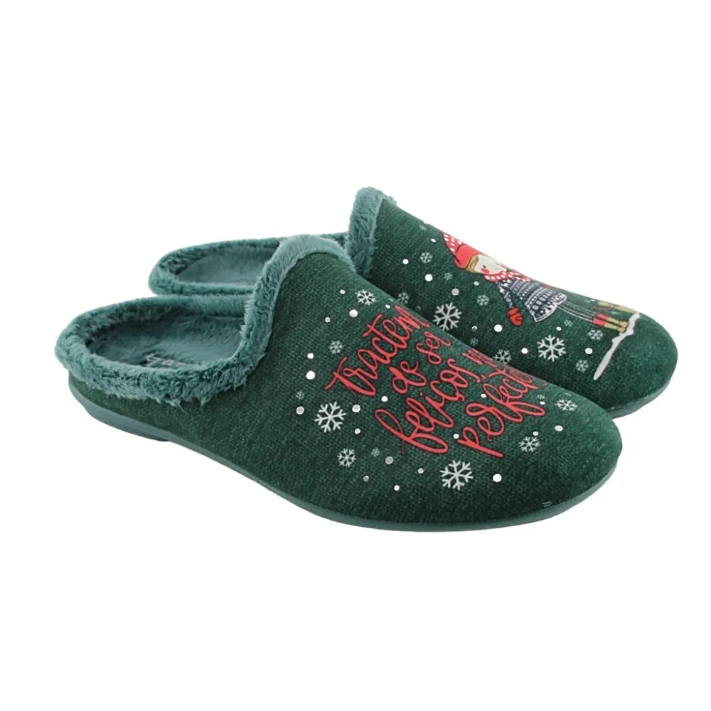 Zapatillas de casa Garzón Suaprint Verde