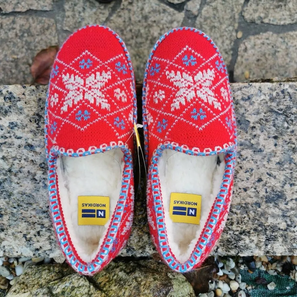 Zapatillas de casa Nordikas 2000 rojo