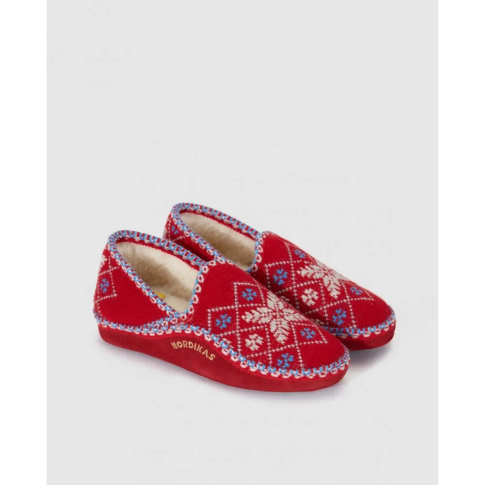 Zapatillas de casa Nordikas 2000 rojo