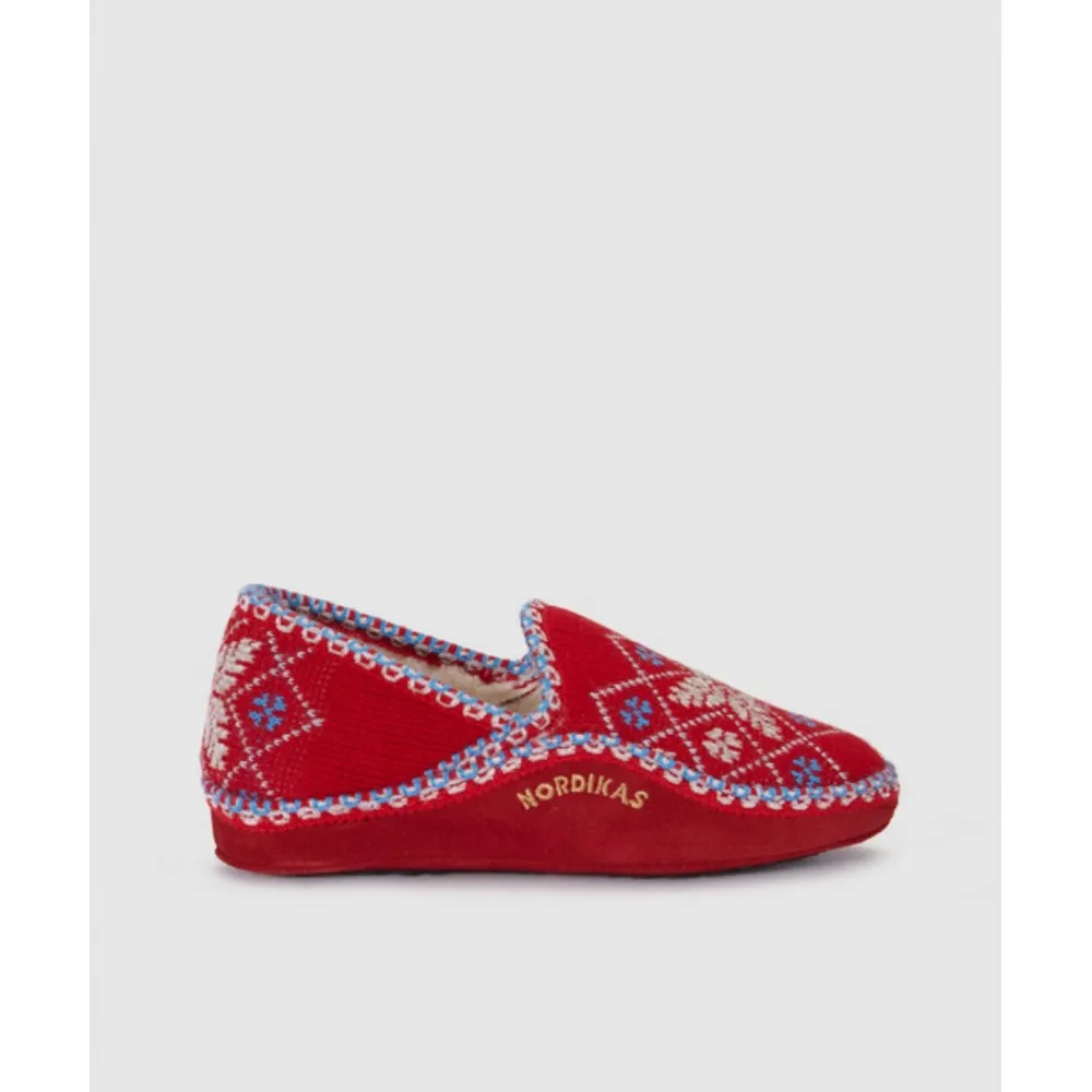 Zapatillas de casa Nordikas 2000 rojo