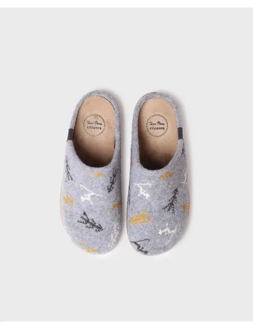 ZAPATILLAS DE CASA TONI PONS TOBISK GRIS