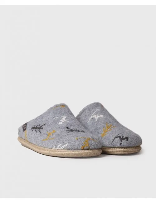 ZAPATILLAS DE CASA TONI PONS TOBISK GRIS