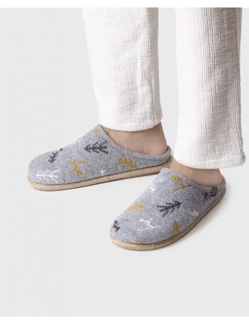 ZAPATILLAS DE CASA TONI PONS TOBISK GRIS