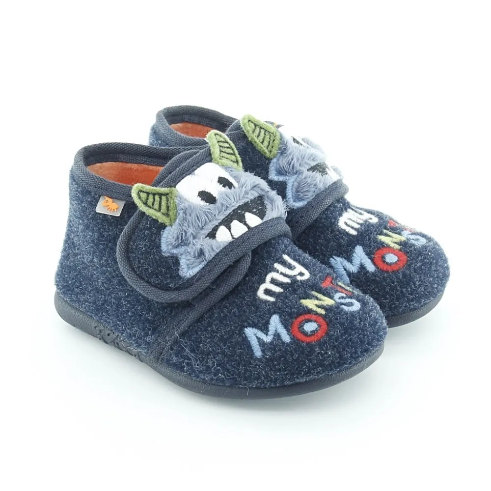 Zapatillas de casa Vulladi Monster Azul