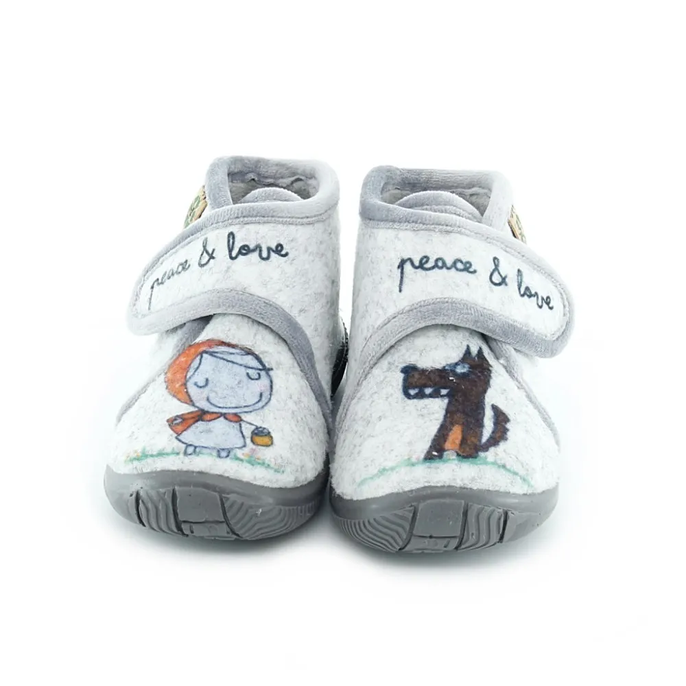 Zapatillas de casa Zapy Caperucita Gris