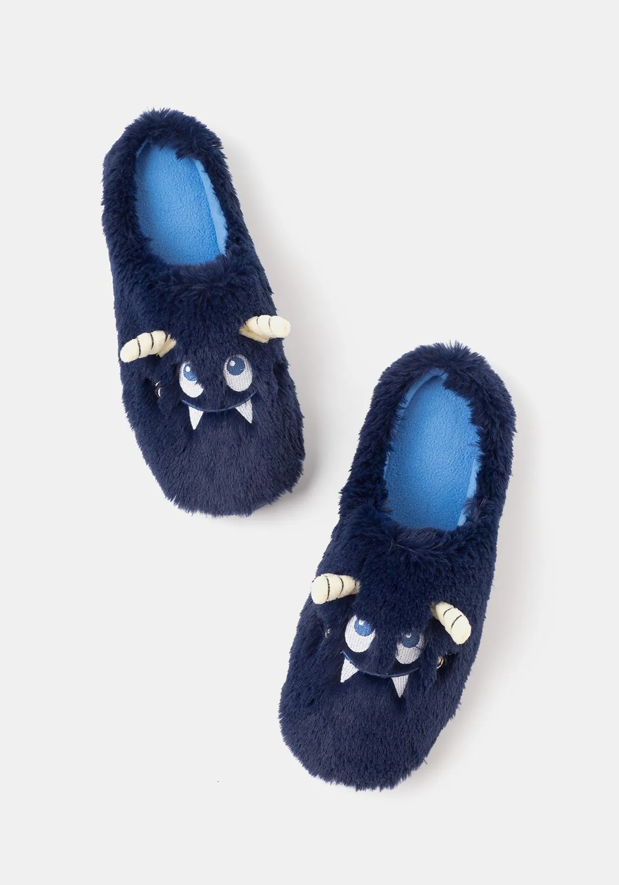 Zapatillas de estar por casa abiertas monstruo de Hombre TEX