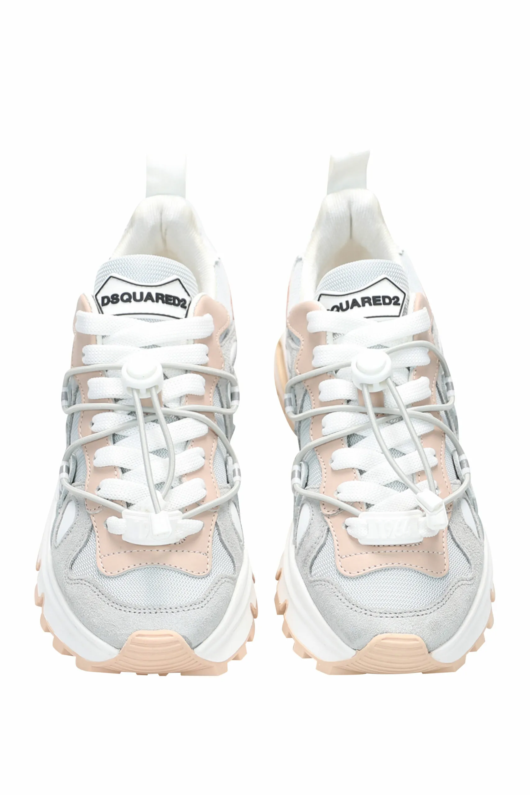 Zapatillas rosa mix con logo y suela con cámara de aire