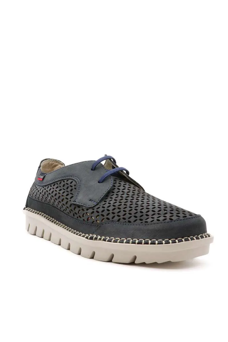 Zapato con cordones color azul de Callaghan